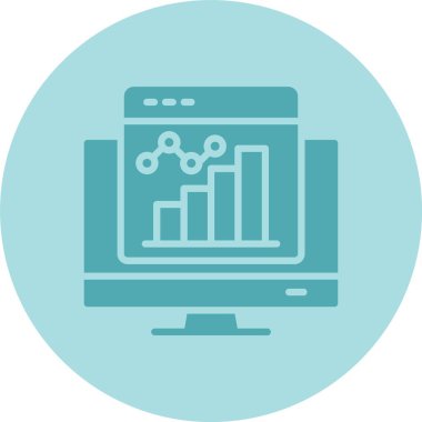 Çevrimiçi Grafik Çemberi Grafik Grafiksel Simgesi