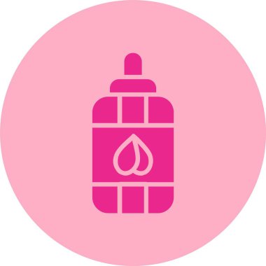 Vape Sıvı Kabartma Çemberi Gradyan Simgesi