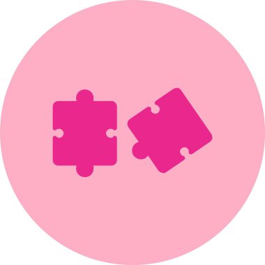 Bulmaca Kabartma Çemberi Gradyan Simgesi