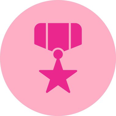 İşaret Kabartma Çemberi Gradyan Simgesi