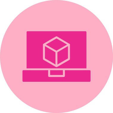 Simülatör Kabartma Çemberi Gradyan Simgesi