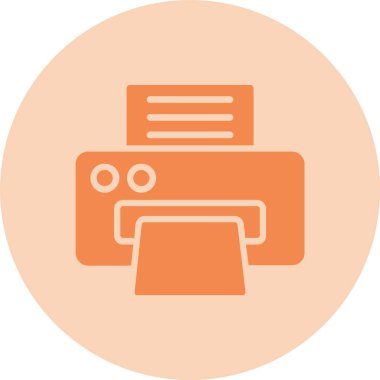 Yazıcı Kabartma Çemberi Gradyan Simgesi