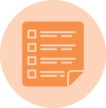 İşaretleme Listesi Kabartma Çemberi Gradyan Simgesi