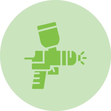 Hava Fırçası Kabartma Çemberi Gradyan Simgesi