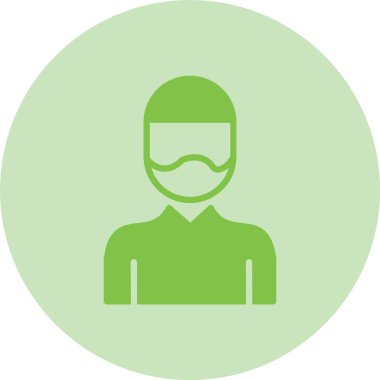 Müslüman Kabartma Çemberi Gradyan Simgesi