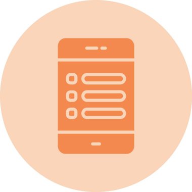 Kabartma Çemberi Gradyan Simgesini Listele