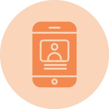 Gençlik Kabartma Çemberi Gradyan Simgesi