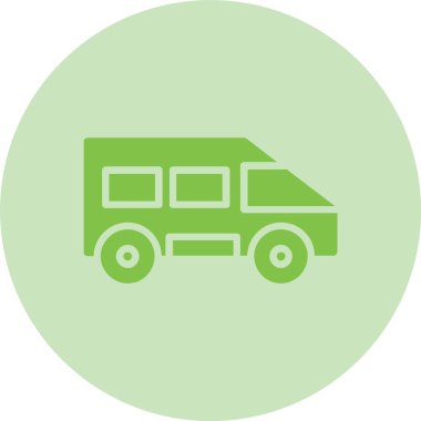 Van Glyph Çember Gradyan Simgesi