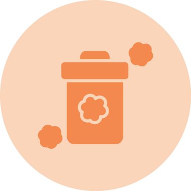 Toz Kabartma Çemberi Gradyan Simgesi