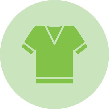 T-Shirt Kabartma Çemberi Gradyan Simgesi