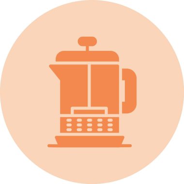 Fransız Basını Kabartma Çemberi Gradyan Simgesi