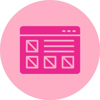 Kablo çerçevesi Glyph Çember Gradyan Simgesi