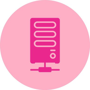 Sunucu Kabartma Çemberi Gradyan Simgesi