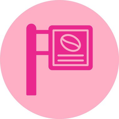 Tahta Kabartma Çemberi Gradyan Simgesini İmzala