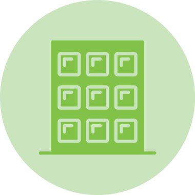 Waffle Kabartma Çemberi Gradyan Simgesi