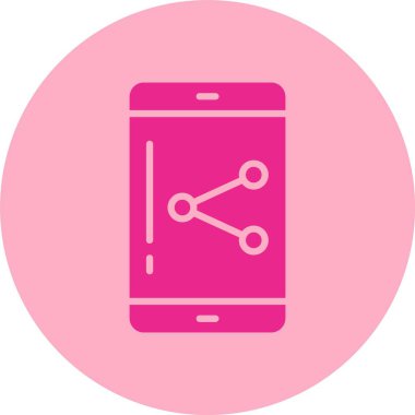 Kabartma Çemberi Gradyan Simgesini Paylaş