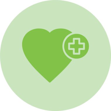 Sağlık Hizmetleri Kabartma Çemberi Gradyan Simgesi