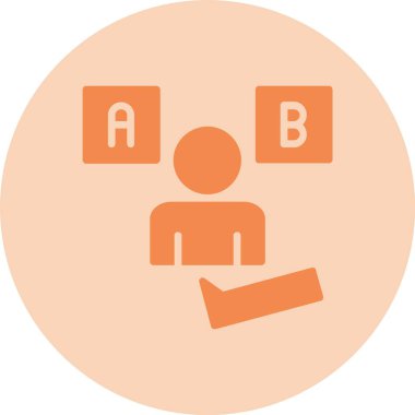 Görüş Kabartma Çemberi Gradyan Simgesi