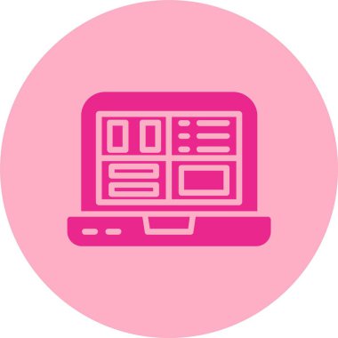 Düzenleyici Glyph Çember Gradyan Simgesi