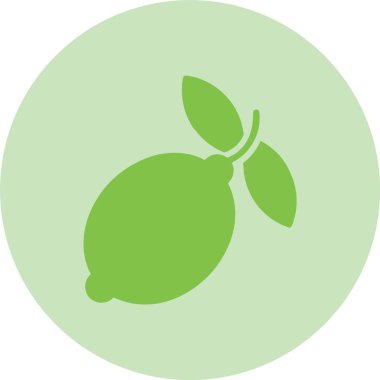 Limon Kabartma Çemberi Gradyan Simgesi