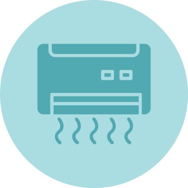 Klima Kabartma Çemberi Gradyan Simgesi