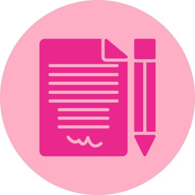 İmza Çemberi Gradyan Simgesi