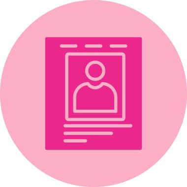 Resim Kabartma Çemberi Gradyan Simgesi