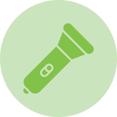 Flash Işık Kabartma Çemberi Gradyan Simgesi