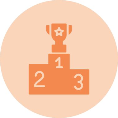 Podyum Çember Gradyan Simgesi