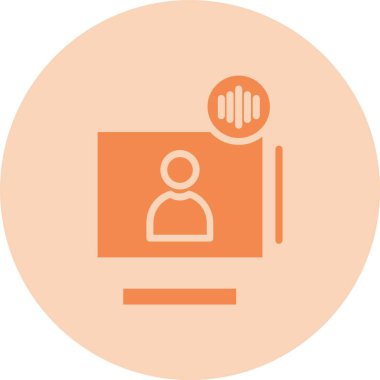 Kabartma Çemberi Gradyan Simgesi Kaydediliyor