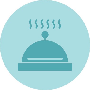 Tepsi Kabartma Çemberi Gradyan Simgesi