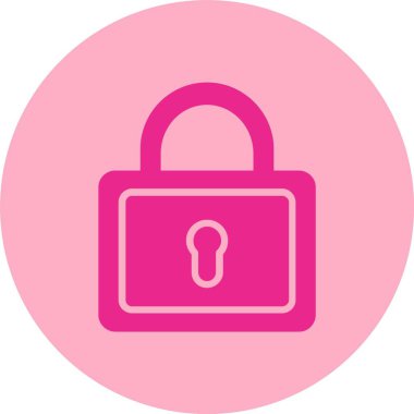 Kabartma Çemberi Gradyan Simgesini Kilitle