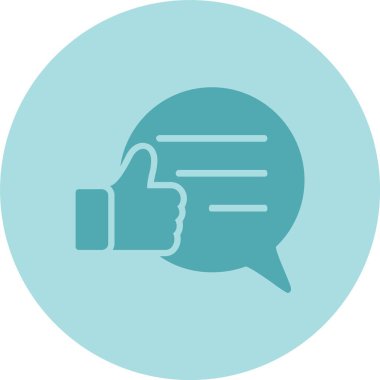 İyi Gözden Geçirme Çemberi Grafik Simgesi