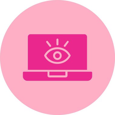 Kabartma Çemberi Gradyan Simgesi İzleniyor