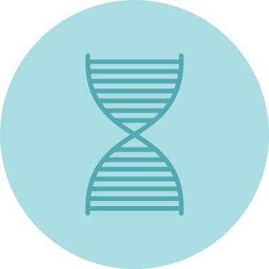 DNA Kabartma Çemberi Gradyan Simgesi