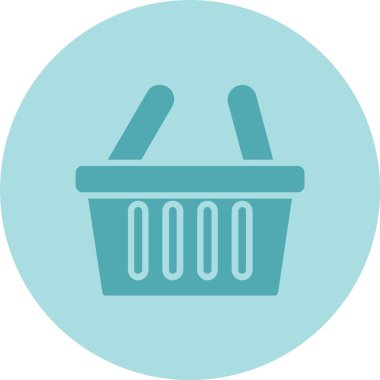 Sepet Kabartma Çemberi Gradyan Simgesi