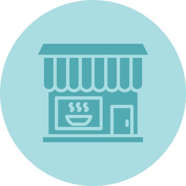 Pastane Kabartma Çemberi Gradyan Simgesi