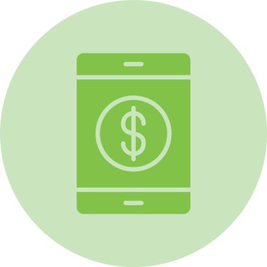 Bozuk Para Kabartma Çemberi Gradyan Simgesi