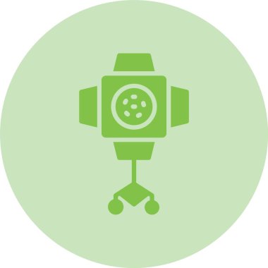 Yansıtıcı Parlak Çember Gradyan Simgesi