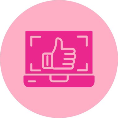 Parmaklıklar Yukarı Çember Gradyan Simgesi