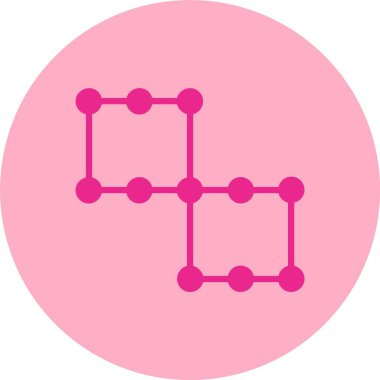 Bağlama Kutusu Kabartma Çemberi Gradyan Simgesi