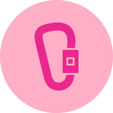 Karabinalı Kabartma Çemberi Gradyan Simgesi