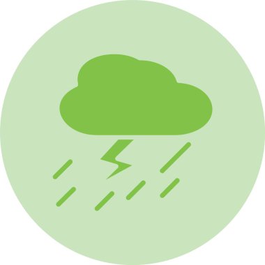 Storm Glyph Çember Gradyan Simgesi