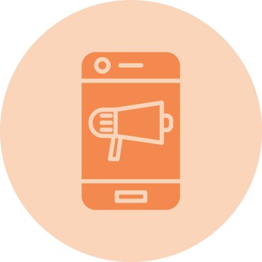 Pazarlama Kabartma Çemberi Gradyan Simgesi