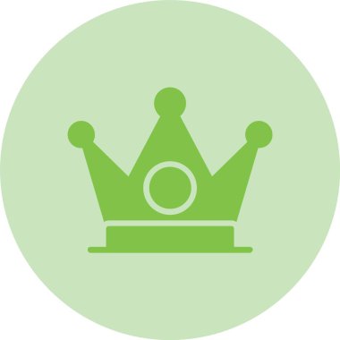 Crown Glyph Çember Gradyan Simgesi