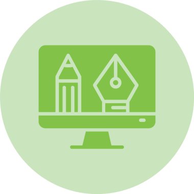 Bilgisayar Grafik Çemberi Grafik Grafik Simgesi