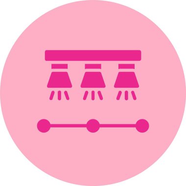 Spotlight Glyph Çember Gradyan Simgesi