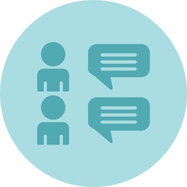 Görüş Kabartma Çemberi Gradyan Simgesi