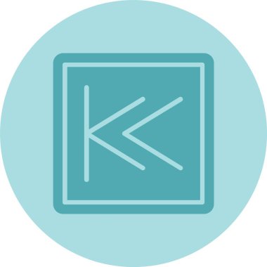 Kabartma Çemberi Gradyan Simgesini Geri Al