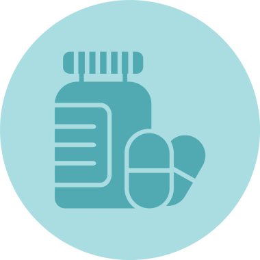 Medicine Glyph Çember Gradyan Simgesi